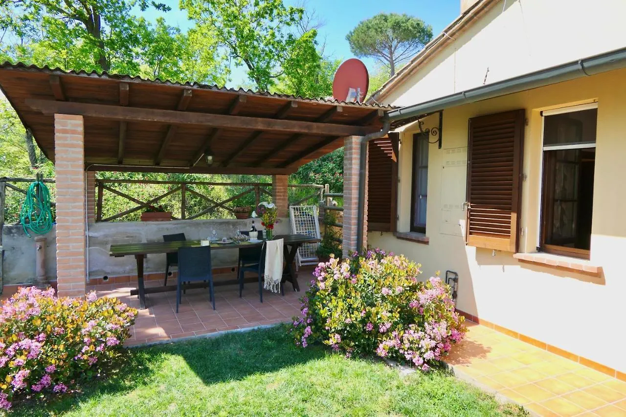 Villa Chalet Elena In Montescudaio, Ground Floor With Fenced Garden